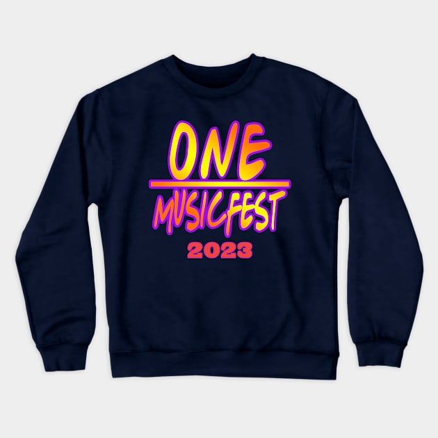 One Music Fest Crewneck Sweatshirt by WordsFactory